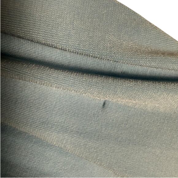 Self-Portrait Pale Blue Jersey Mesh Crossover Off the Shoulder Long Sleeve Top 0 - Picture 6 of 10